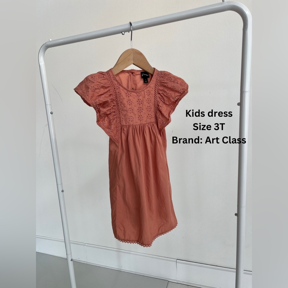 Kids dusty pink dress